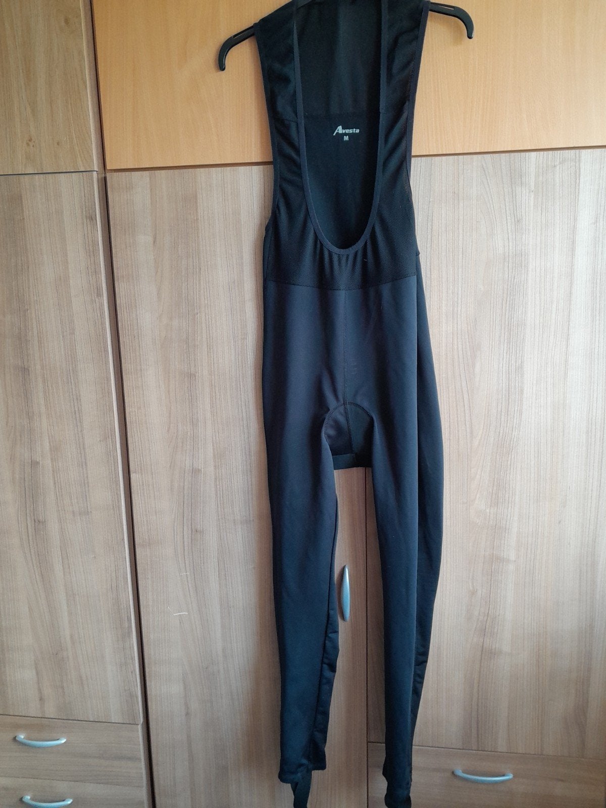 Zwarte lange wielrenbroek van Avesta maat M, Ophalen of Verzenden, Gebruikt, Kleding