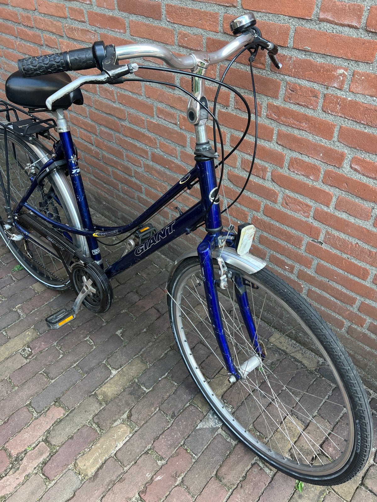 Giant Freerider Damesfiets 54 cm - Blauw, 53 tot 56 cm, Ophalen, Gebruikt, Giant