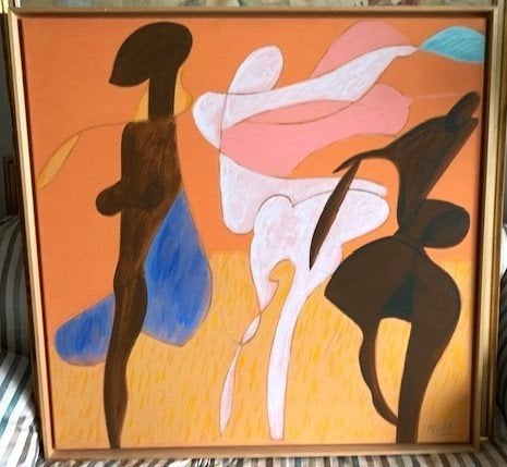 "ESCAPE" -diverse figuren 1986 - Jules Bekker (geb.1939), Antiek en Kunst, Ophalen