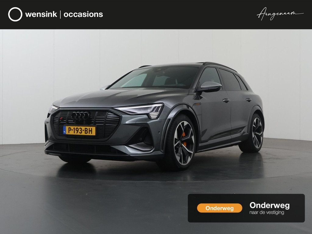 Audi e-tron S quattro 95 kWh | SOH 94% | Panoramadak | Stoel, Auto's, Audi, Bedrijf, Te koop, e-tron, 360° camera, 4x4, ABS, Adaptive Cruise Control