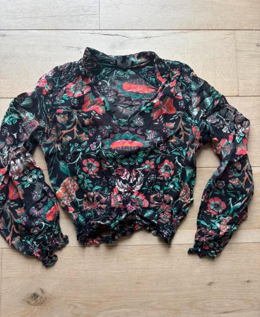 Blouse - Maat S - Merk Alix the Label, Alix the label, Zwart, Ophalen of Verzenden, Zo goed als nieuw