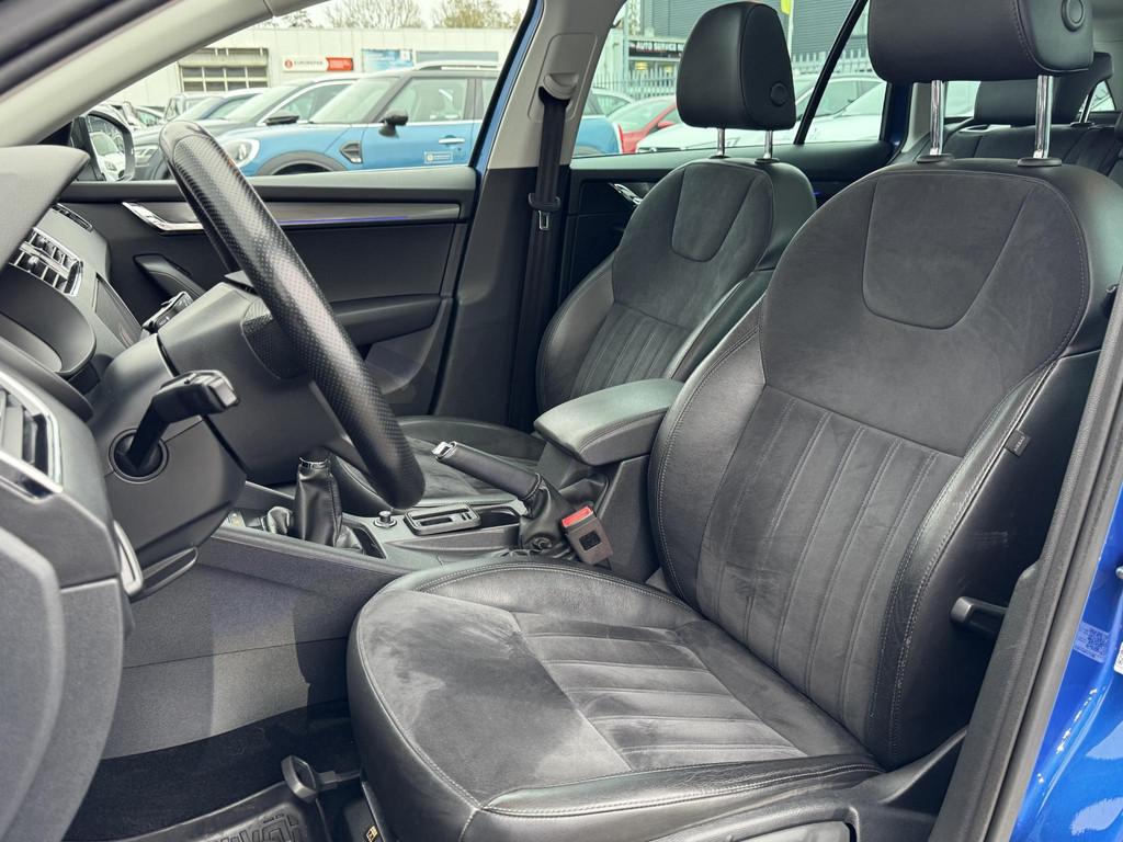 Skoda Octavia Combi 1.0 TSI Greentech Style Business NL-AUTO, Voorwielaandrijving, Gebruikt, Blauw, Origineel Nederlands
