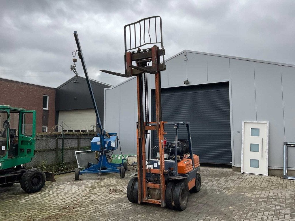 1990 Toyota 025FG30 Vorkheftruck, Zakelijke goederen, Machines en Bouw | Heftrucks en Intern transport, LPG, Heftruck, Toyota