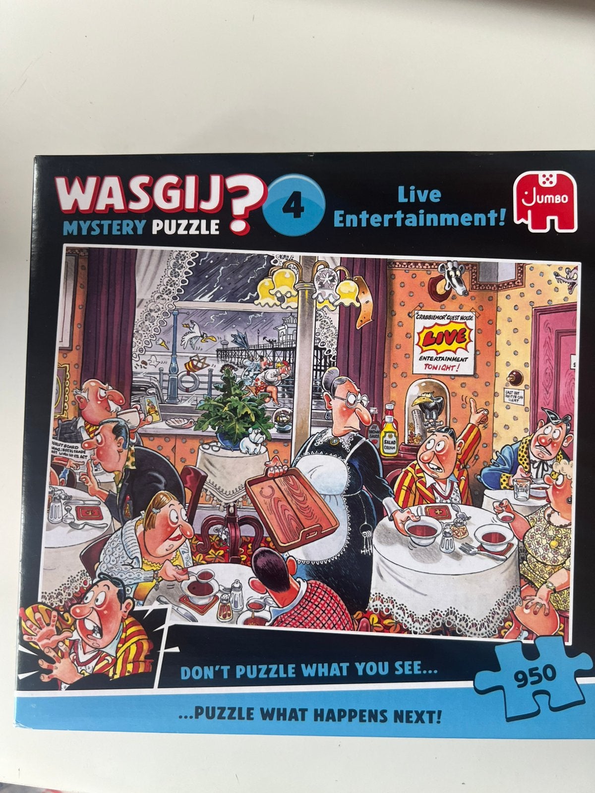 Wasgij puzzel. 950 stukjes, Ophalen, 500 t/m 1500 stukjes, Zo goed als nieuw