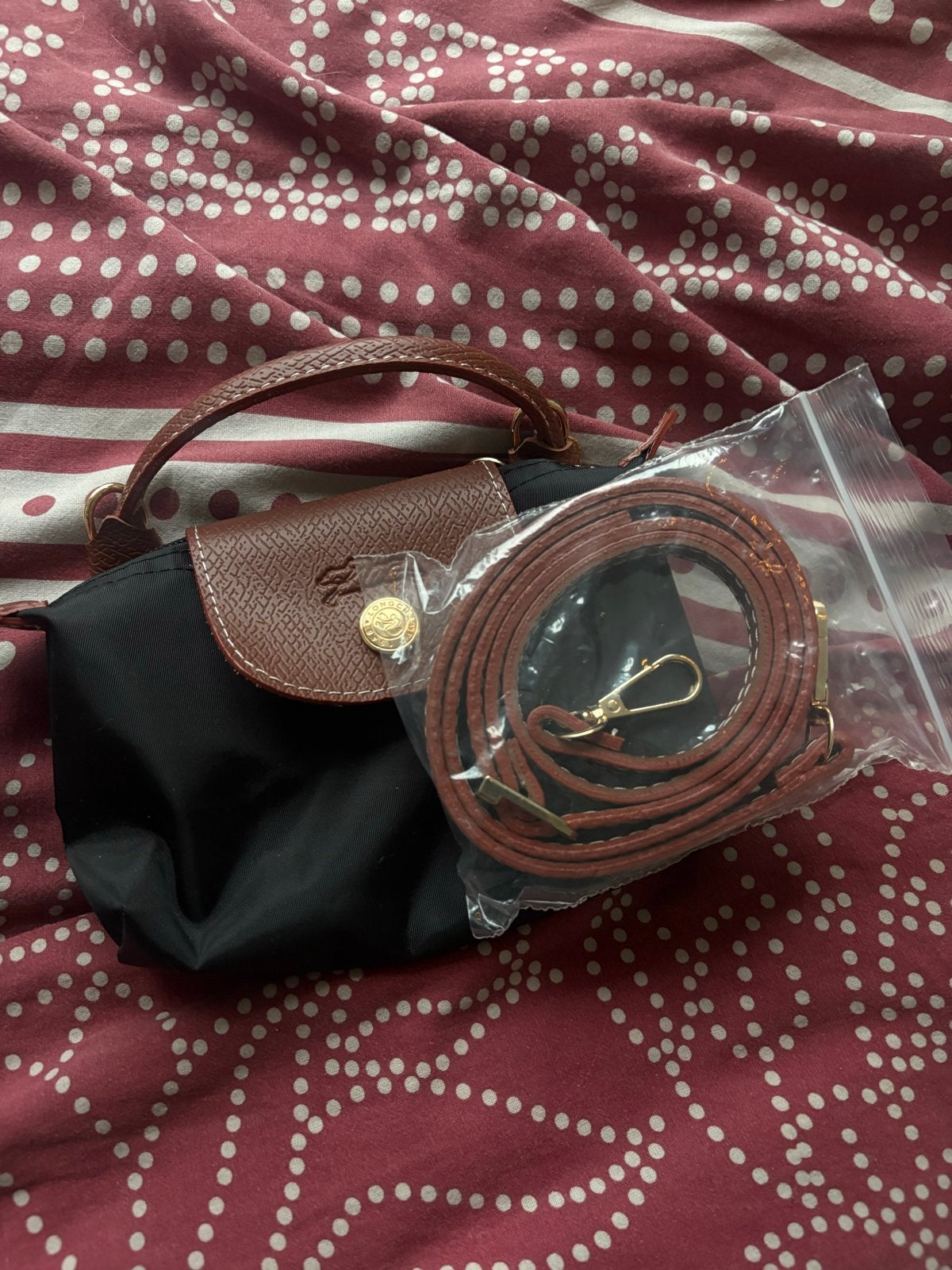 Longchamp tasje - Nooit gebruikt, Ophalen of Verzenden, Nieuw, Zwart, Handtas