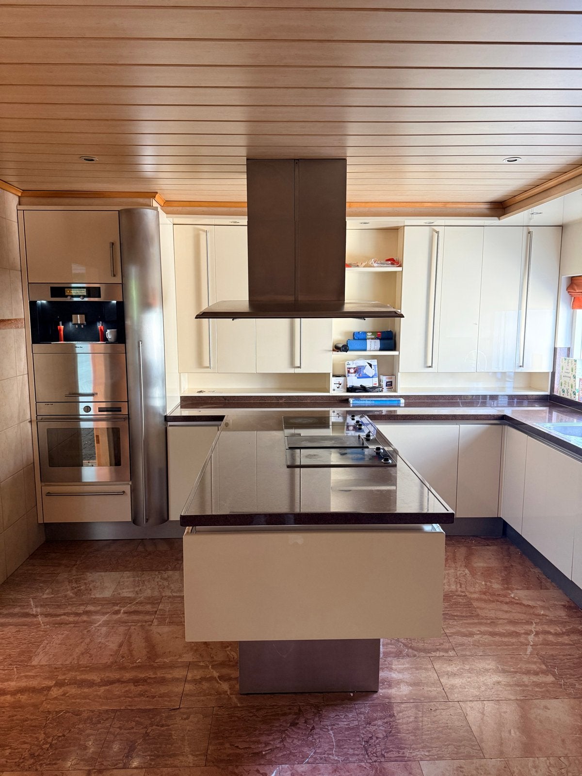 PoggenPohl Keuken met Kookeiland en Hoogwaardige Apparatuur, Huis en Inrichting, Keuken | Complete keukens, Ophalen, Gebruikt