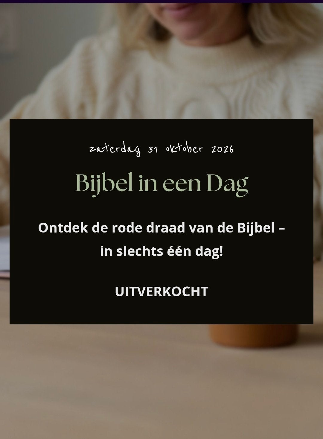 Zij lacht Bijbel in een dag, Eén persoon, Overige soorten