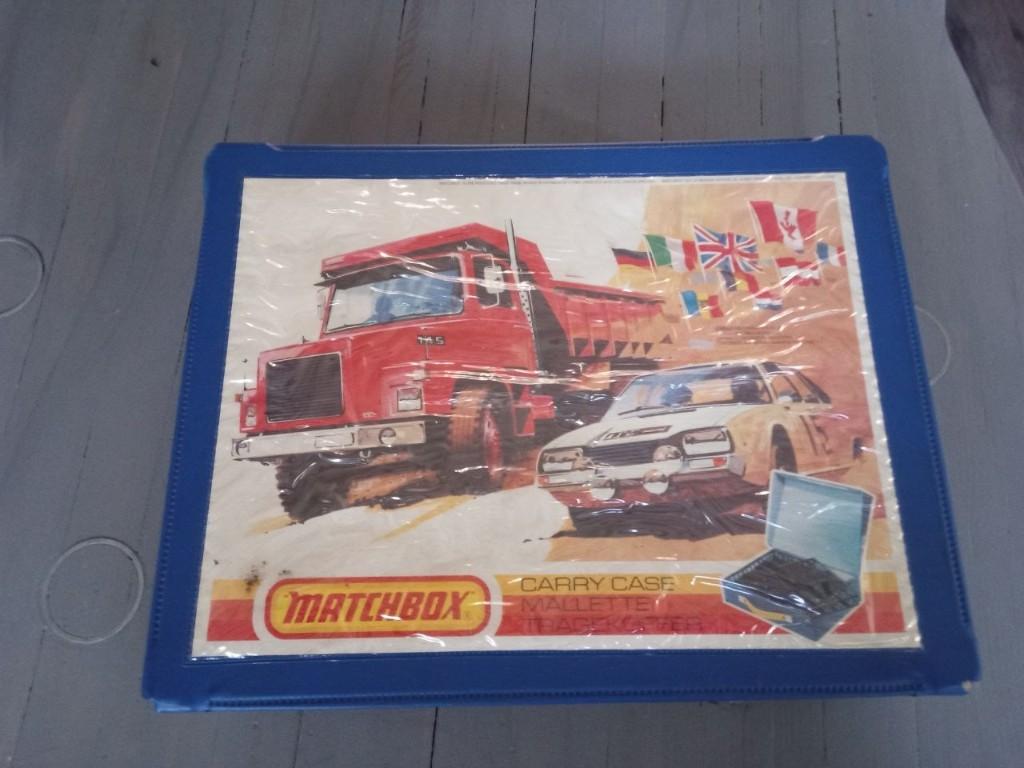 Leuke jaren 70-80 matchbox Paris- Dakar koffer + mandjes,, Verzamelen, Ophalen of Verzenden, Gebruikt