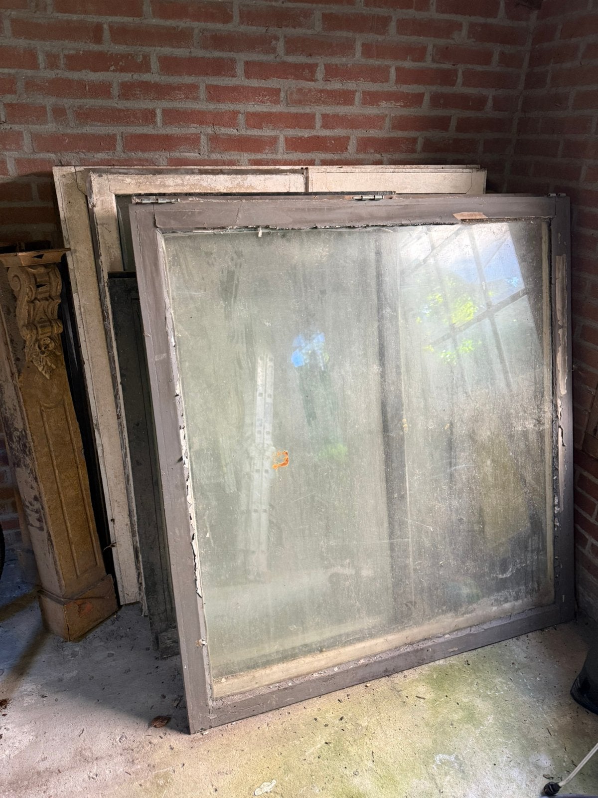 Diverse kozijnen met enkel glas, Ophalen, Gebruikt, Raamkozijn, 75 tot 150 cm