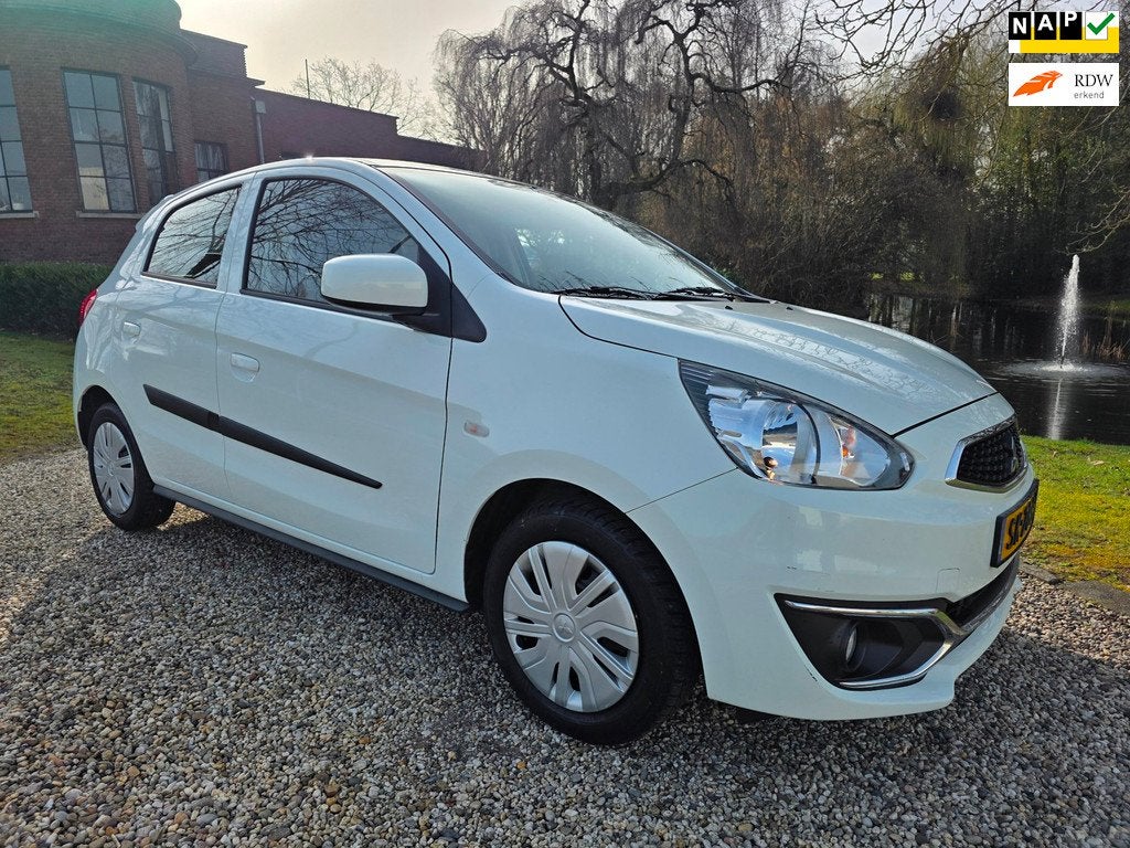 Mitsubishi Space Star 1.0 Cool+ 5-deurs AIRCO, Auto's, Voorwielaandrijving, Gebruikt, Euro 6, Wit