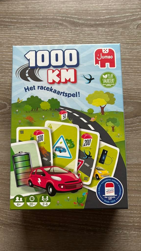 Jumbo 1000KM het racekaartspel (Nieuw), Een of twee spelers, Ophalen of Verzenden, Nieuw