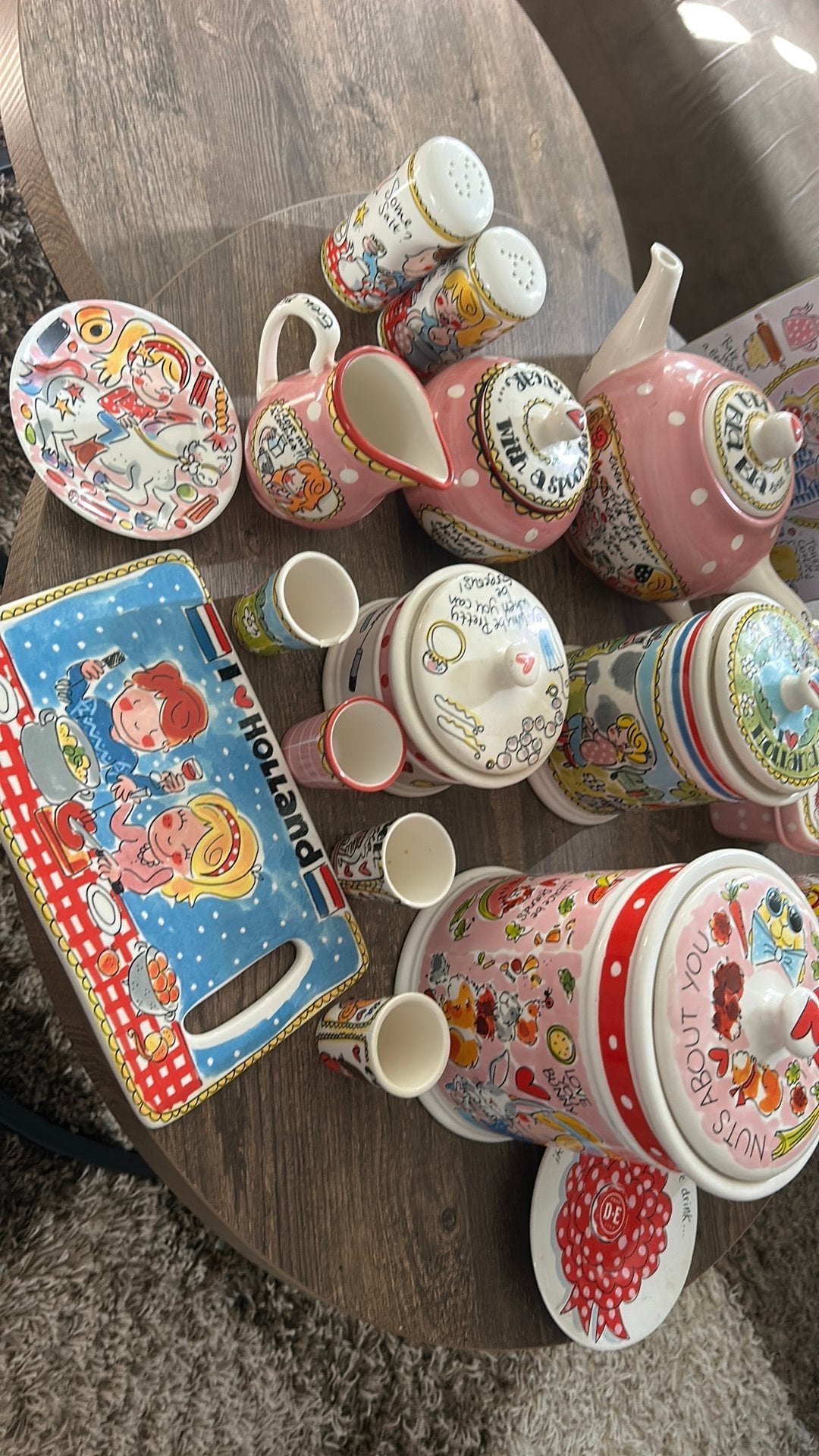 Blond Amsterdam Servies en Voorraadpotten Collectie, Ophalen, Gebruikt, Keramiek, Compleet servies