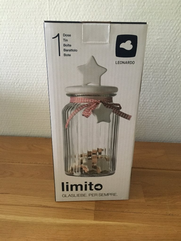 kerst Leonardo Limito kerst voorraad pot met ster, Ophalen of Verzenden, Nieuw