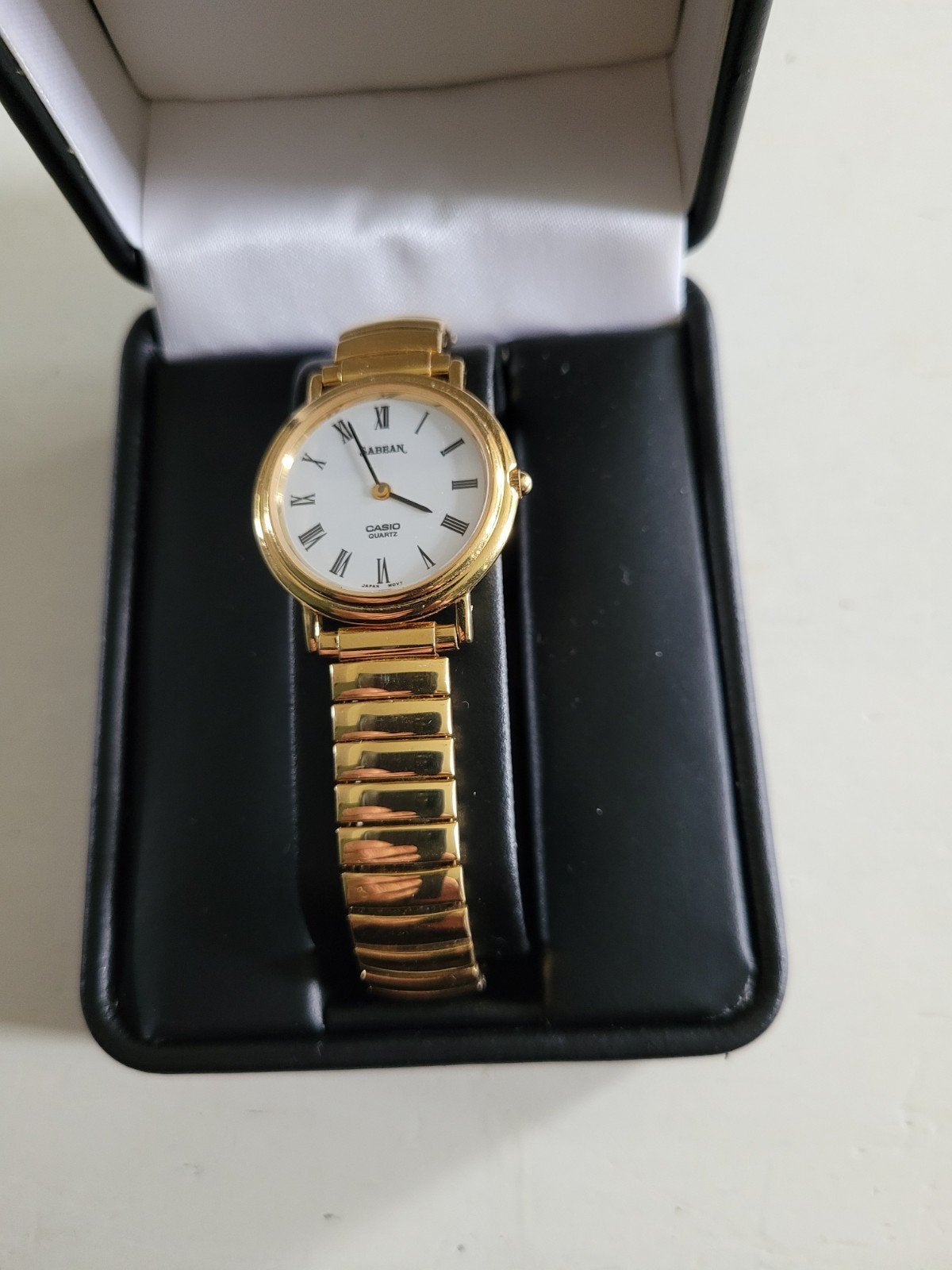 Goudkleurig dames horloge Casio, Ophalen of Verzenden, Zo goed als nieuw, Staal, Overige merken