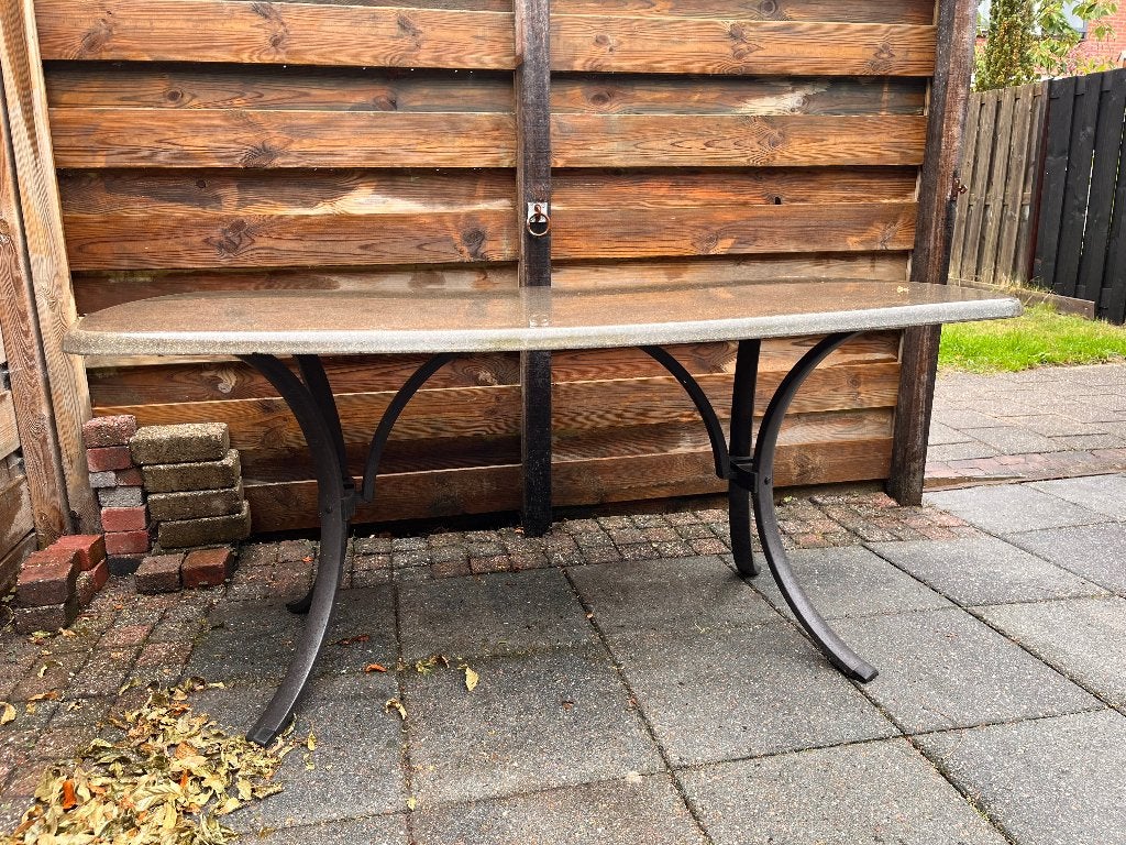 Tuintafel gratis, Tuin en Terras, Ophalen, Gebruikt, Rechthoekig
