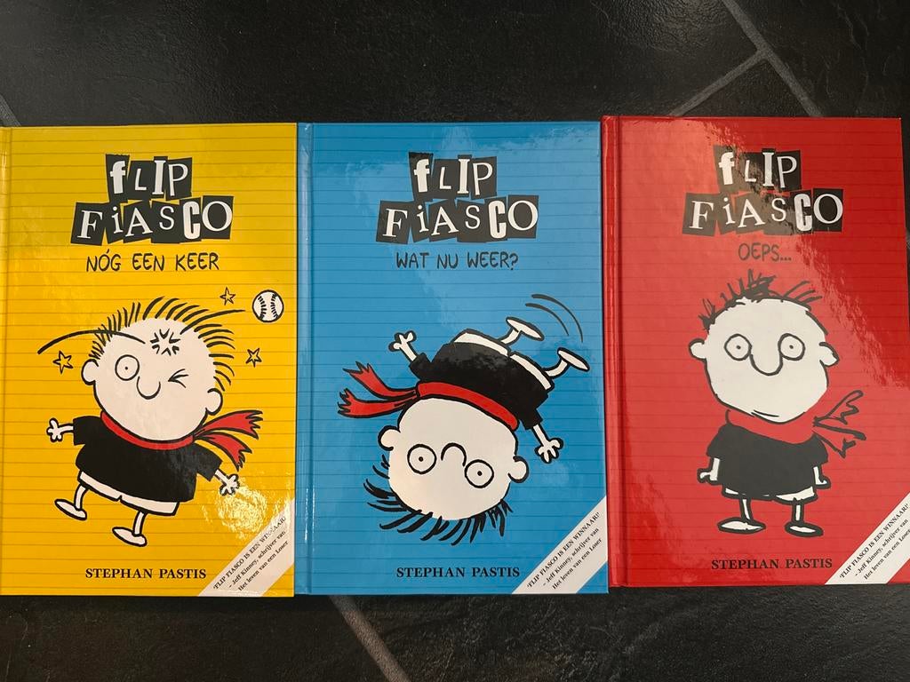 3 Flip Fiasco boeken - Stephan Pastis, Ophalen, Gelezen, Fictie