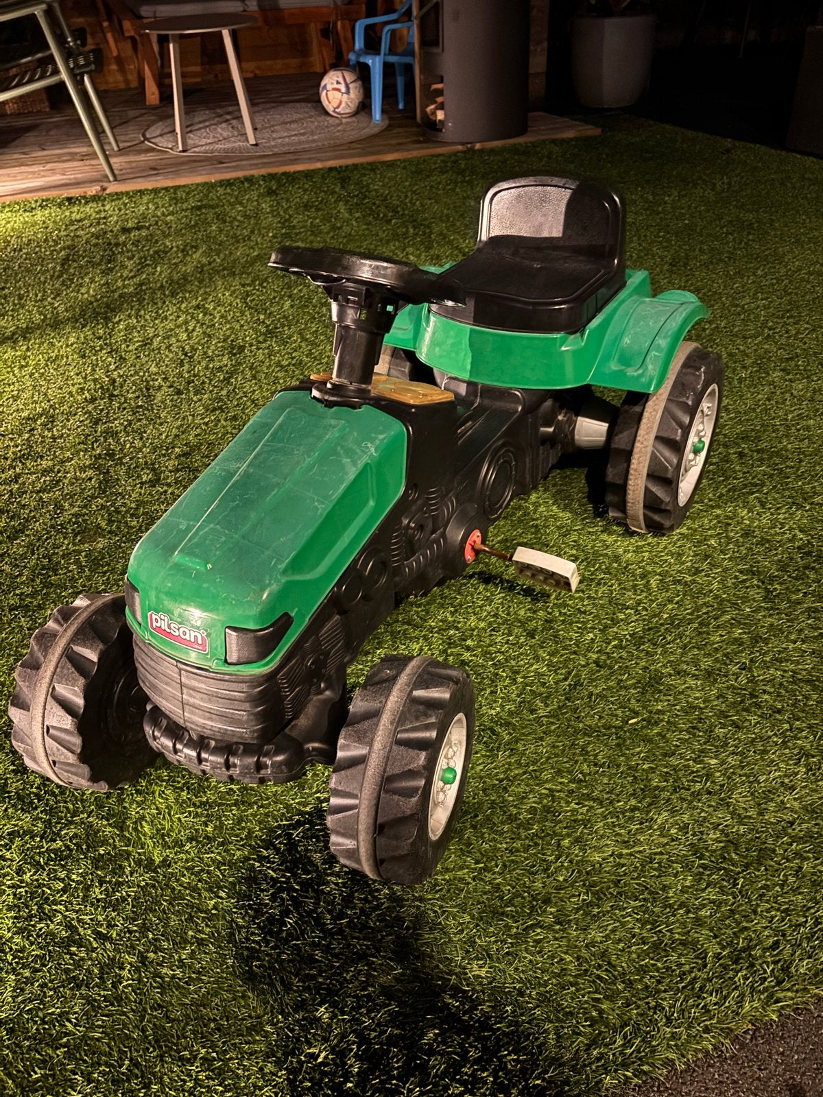 Pilsan Trapauto Tractor - Groen, Ophalen, Gebruikt, Trapvoertuig