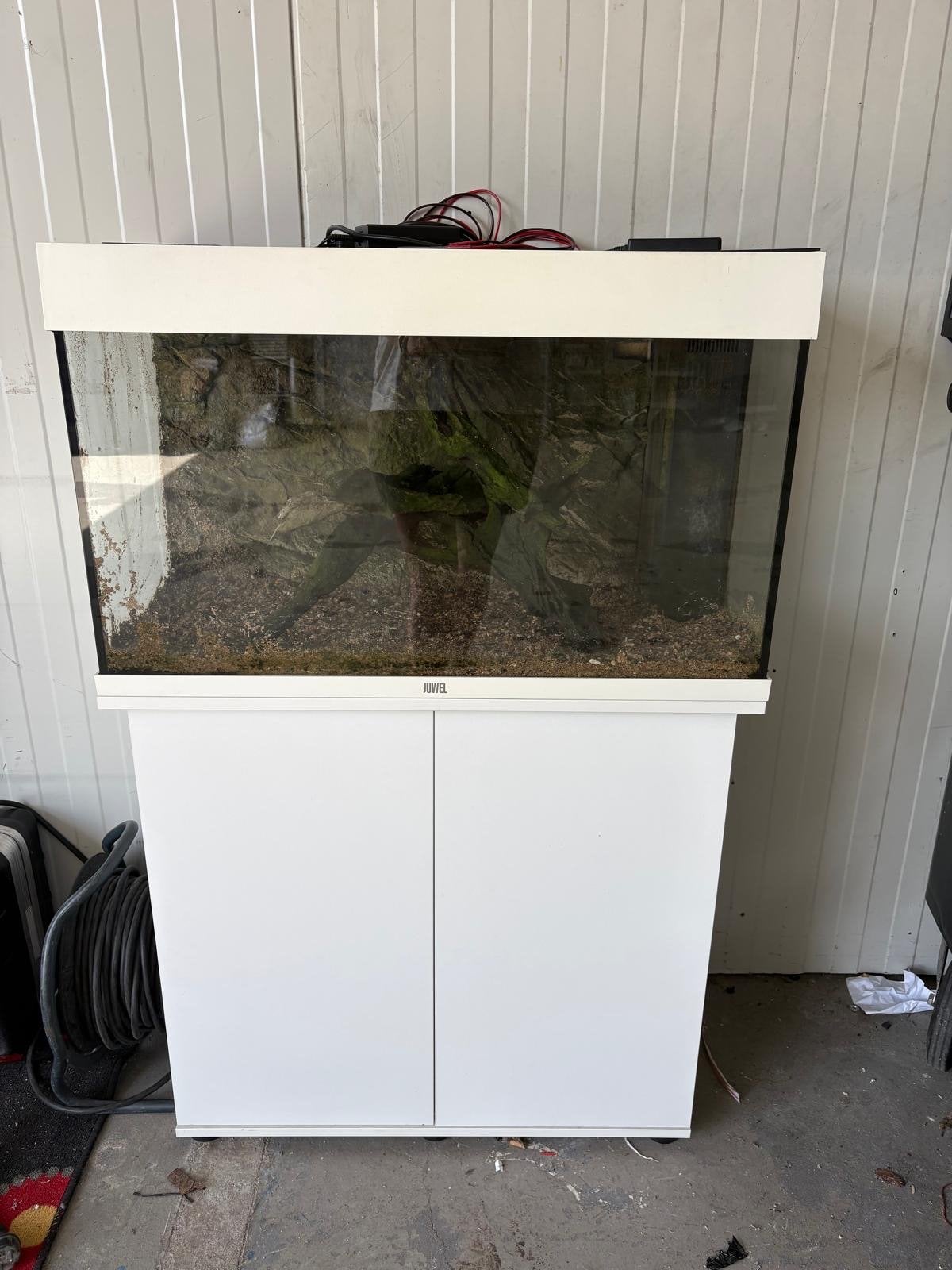 Juwel rio 120 wit met helialux, Ophalen, Zo goed als nieuw, Leeg aquarium