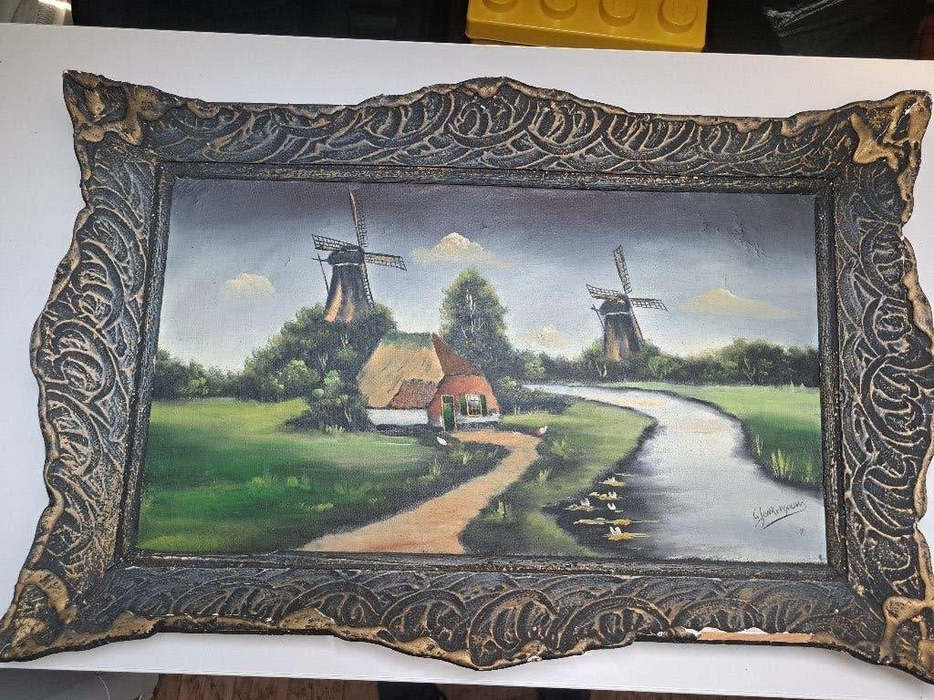 Schilderij, Ophalen, Overige stijlen, Doek, Landschap