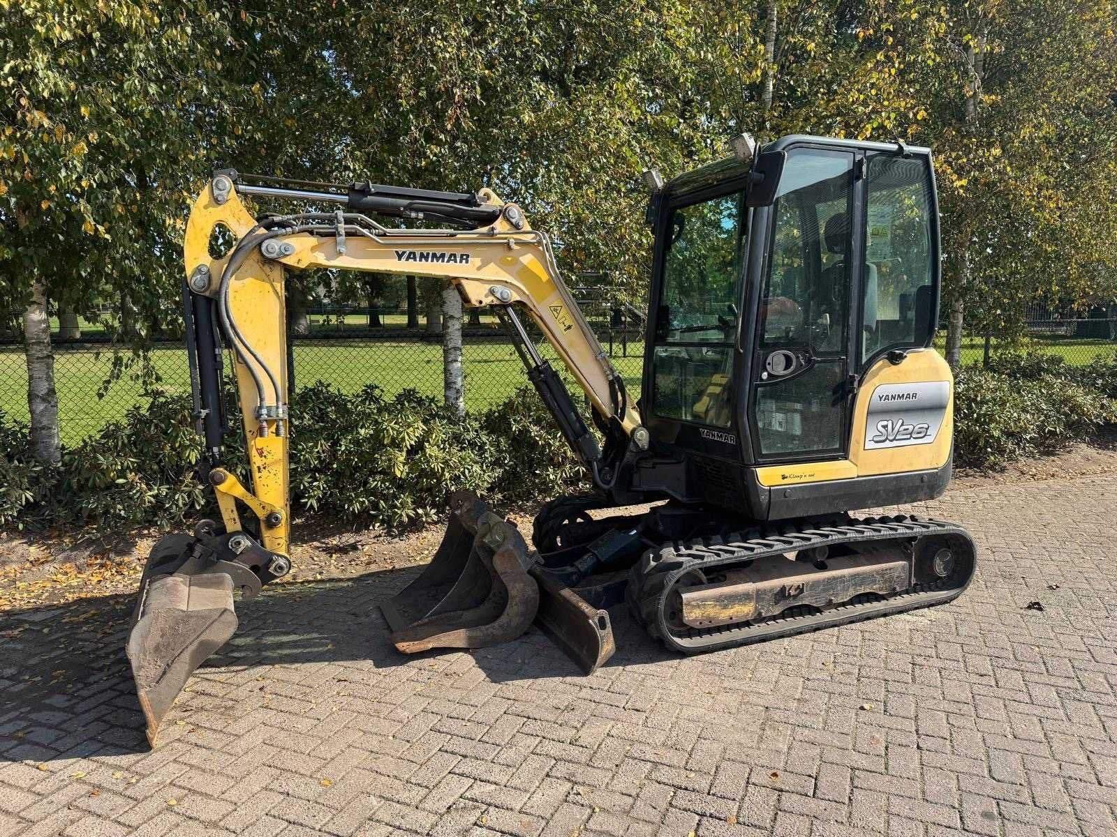 2016 Yanmar SV26 Midigraafmachine, Graafmachine