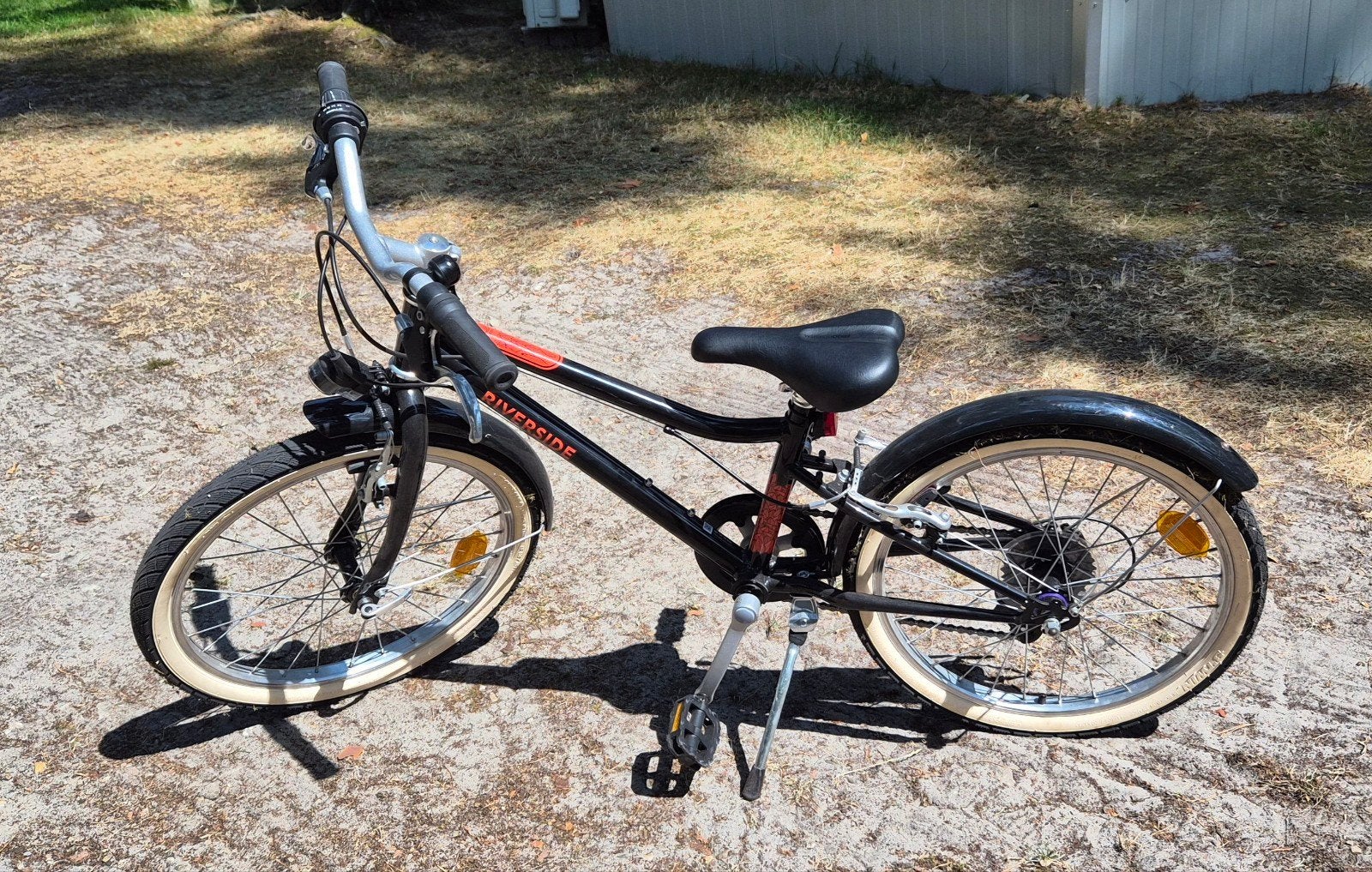 TK Kinderfiets B'twin Riverside ZGAN, Fietsen en Brommers, Fietsen | Vouwfietsen, Ophalen, Zo goed als nieuw