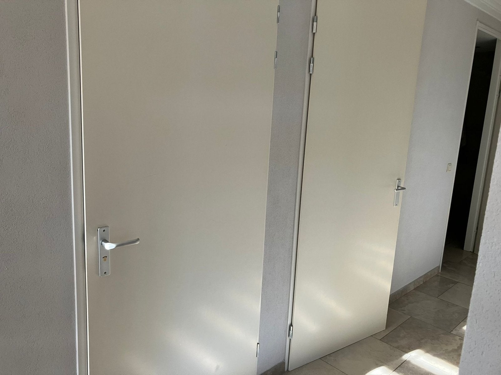 Opdekdeuren 6 stuks 231cm hoog, Ophalen, Kunststof, Gebruikt, 80 tot 100 cm