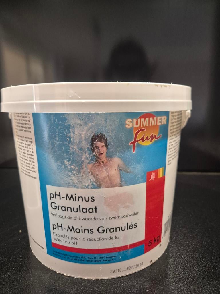 PH min granulaat, Ophalen, Reinigingsmiddel