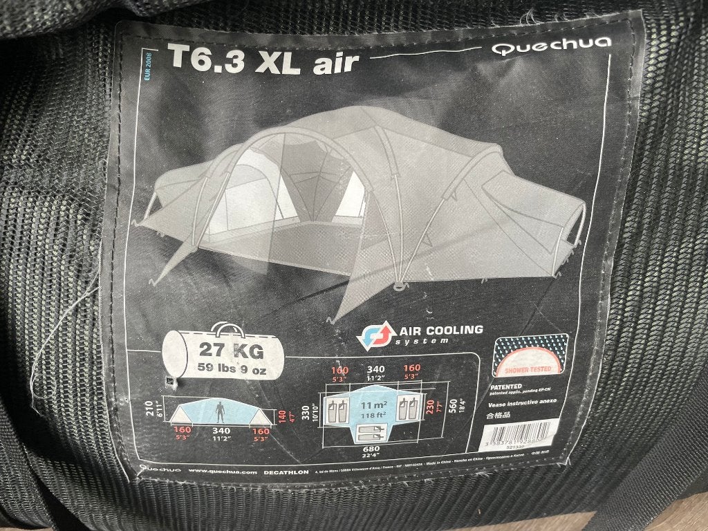 Tent 6 persoons, Caravans en Kamperen, Ophalen, Nieuw, Tot en met 6