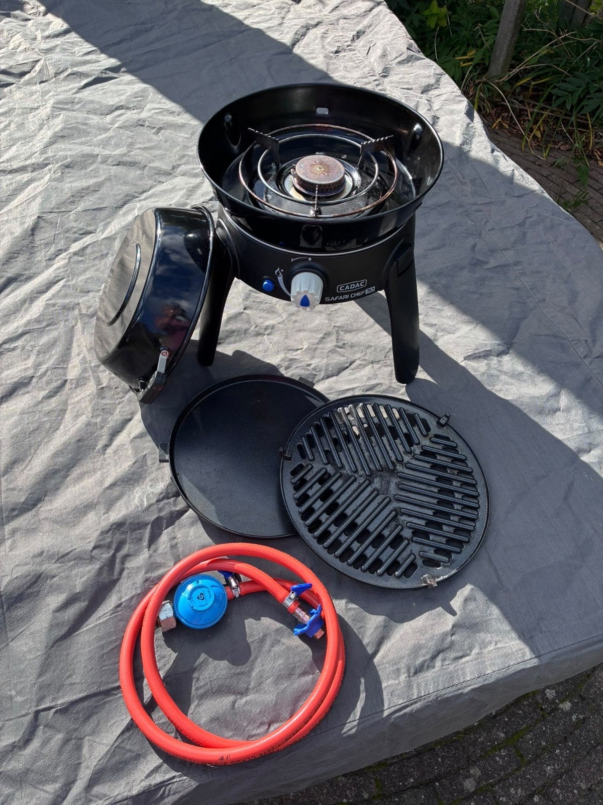 Cadac Safari Chef 30 Compact Gasbarbecue, Caravans en Kamperen, Ophalen, Zo goed als nieuw