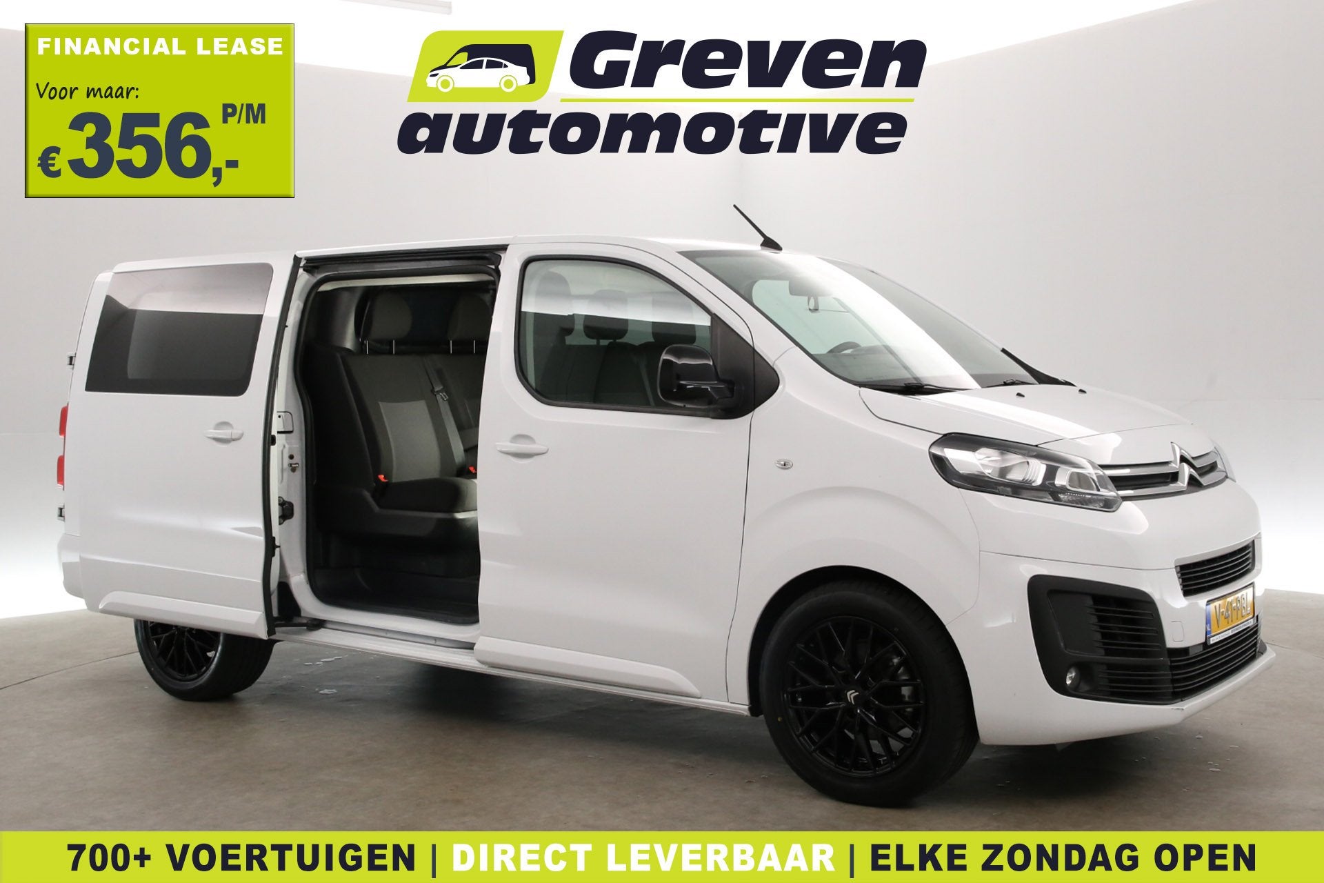 Citroën Jumpy 2.0 BlueHDI 145PK L3H1 | DC | 6 Zits | Airco, Voorwielaandrijving, 145 pk, Stof, Gebruikt
