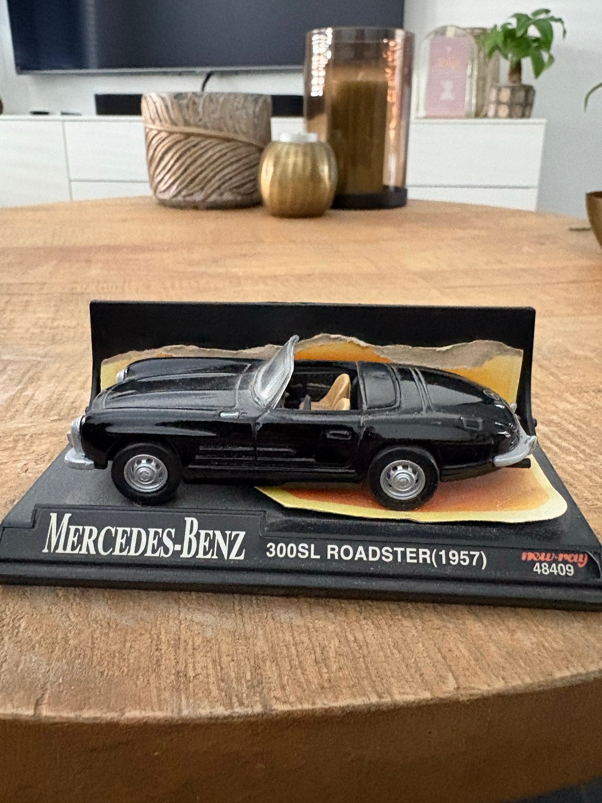 Mercedes-Benz 300SL Roadster (1957) modelauto, Ophalen, Zo goed als nieuw, Auto, Overige merken