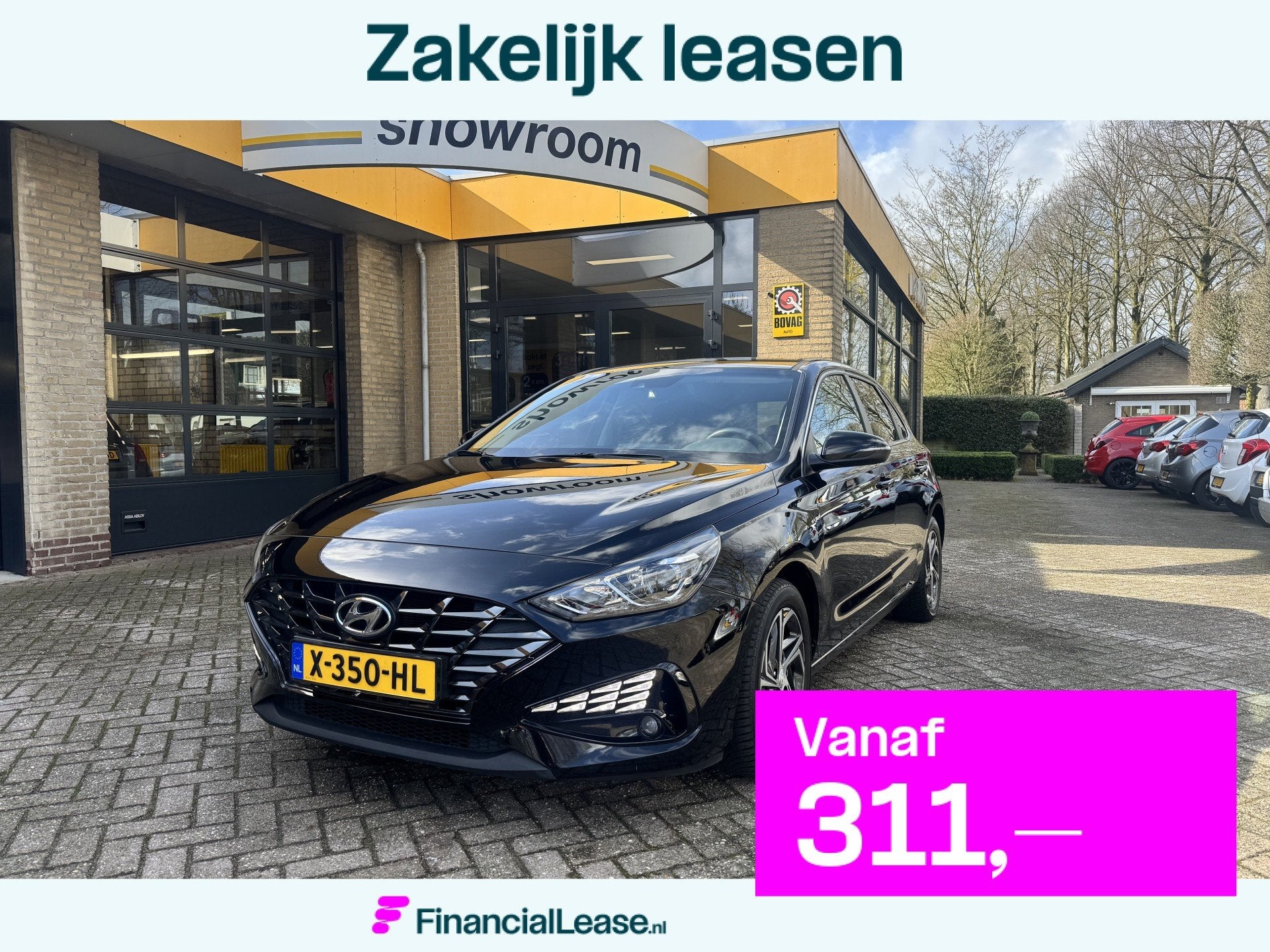 Hyundai i30 1.0 T-GDi MHEV Comfort Smart Automaat Navi Camer, Dealer onderhouden, Gebruikt, Euro 6, Zwart