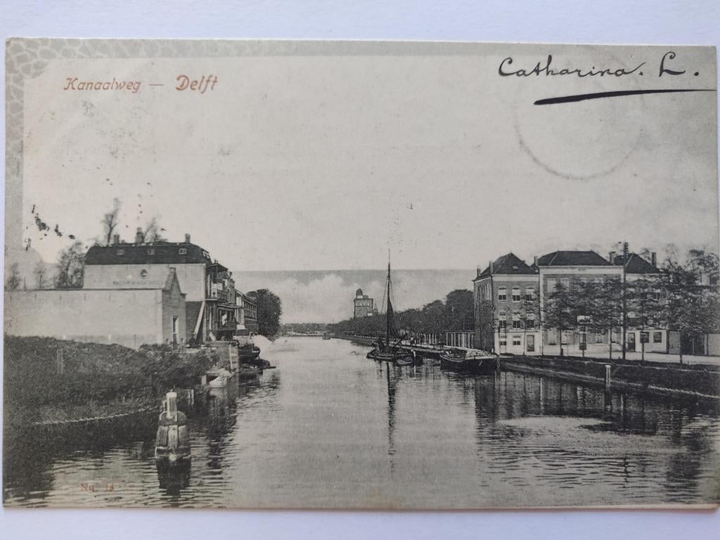 X1261 Delft 1901, Ophalen of Verzenden, Voor 1920, Zuid-Holland
