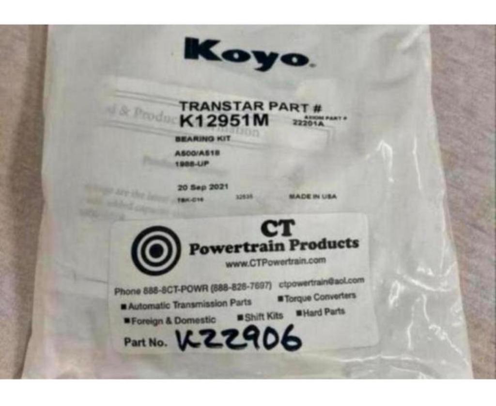 A500 A518 A618 48RE Torrington Druklager Kit 4 Delige set, Ophalen of Verzenden, H, H, H