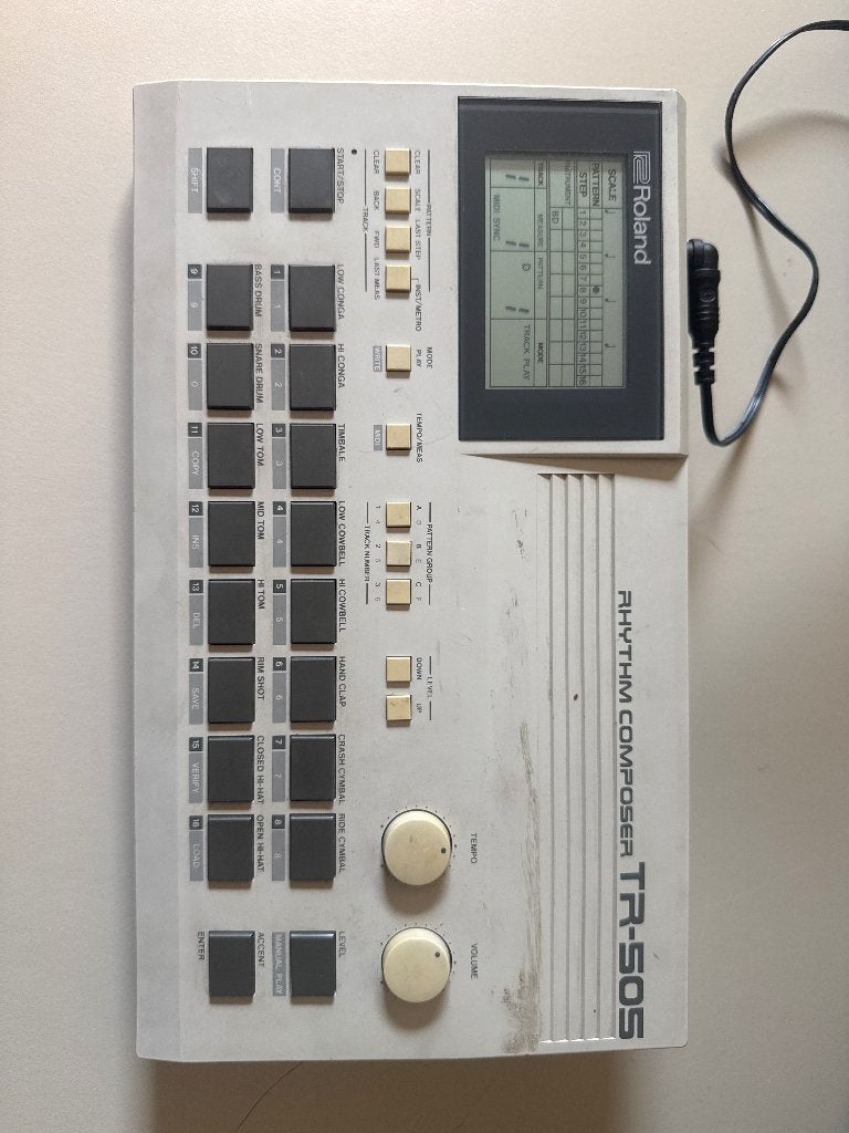 Tr505 Roland drumcomputer, Ophalen of Verzenden, Gebruikt, Roland