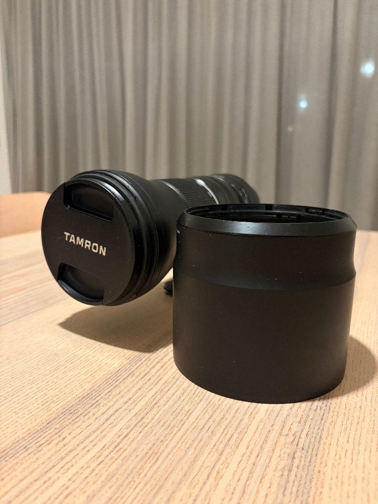 Tamron 150-600mm G2 (Canon EF mount), Audio, Tv en Foto, Ophalen, Gebruikt, Telelens, Zonnekap