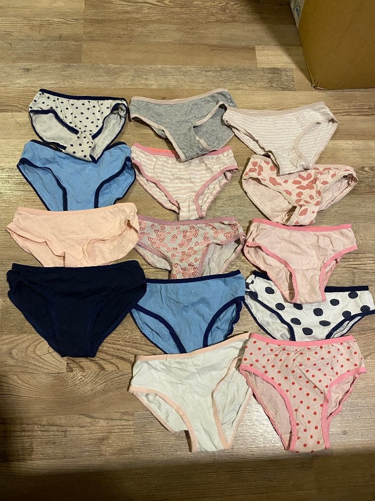 HEMA MEISJE ONDERBROEKEN PAKKET, MAAT; 122/128, Nacht- of Onderkleding, Gebruikt, Meisje, Ophalen of Verzenden
