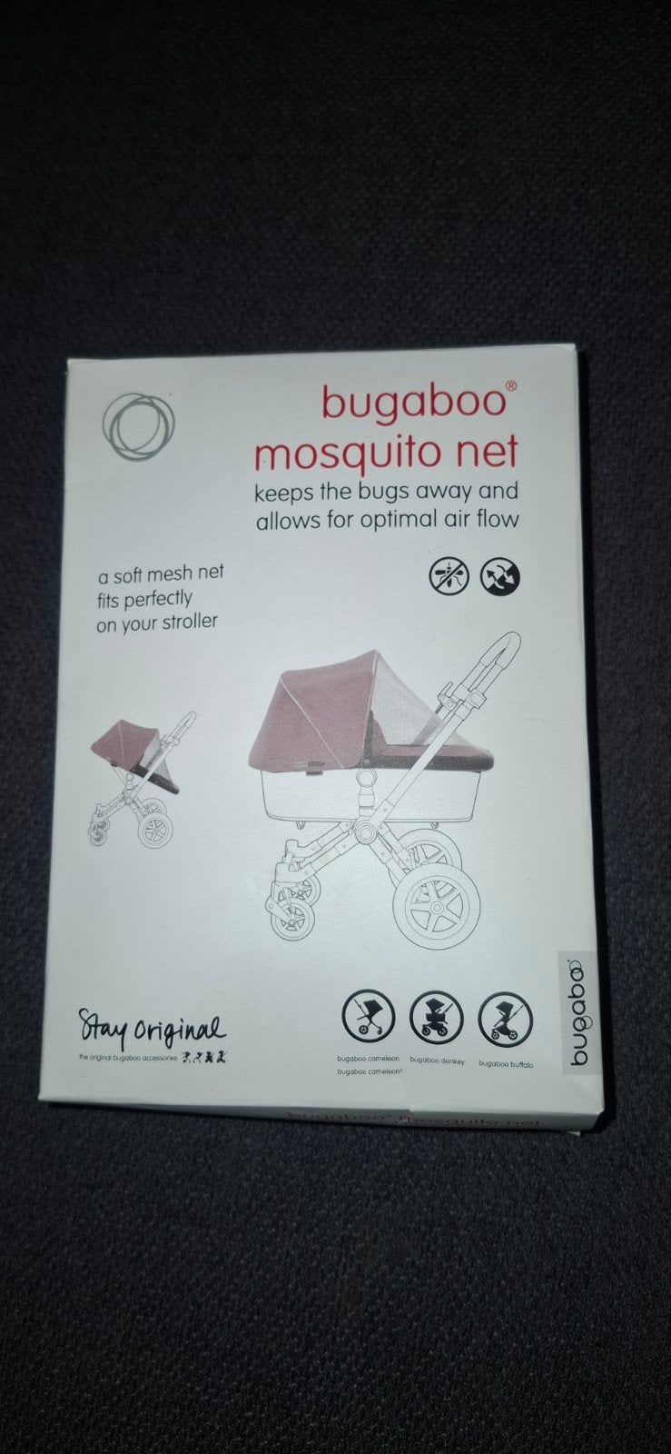 gratis Bugaboo muggennet voor kinderwagen, Ophalen, Zo goed als nieuw, Kinderwagen, Bugaboo