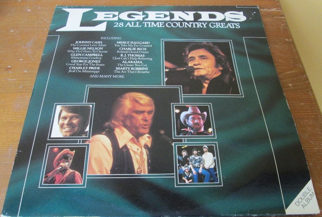 Legends - 28 all time country greats ( 2 LP,s, Ophalen of Verzenden, Gebruikt, 12 inch, Dubbel-LP