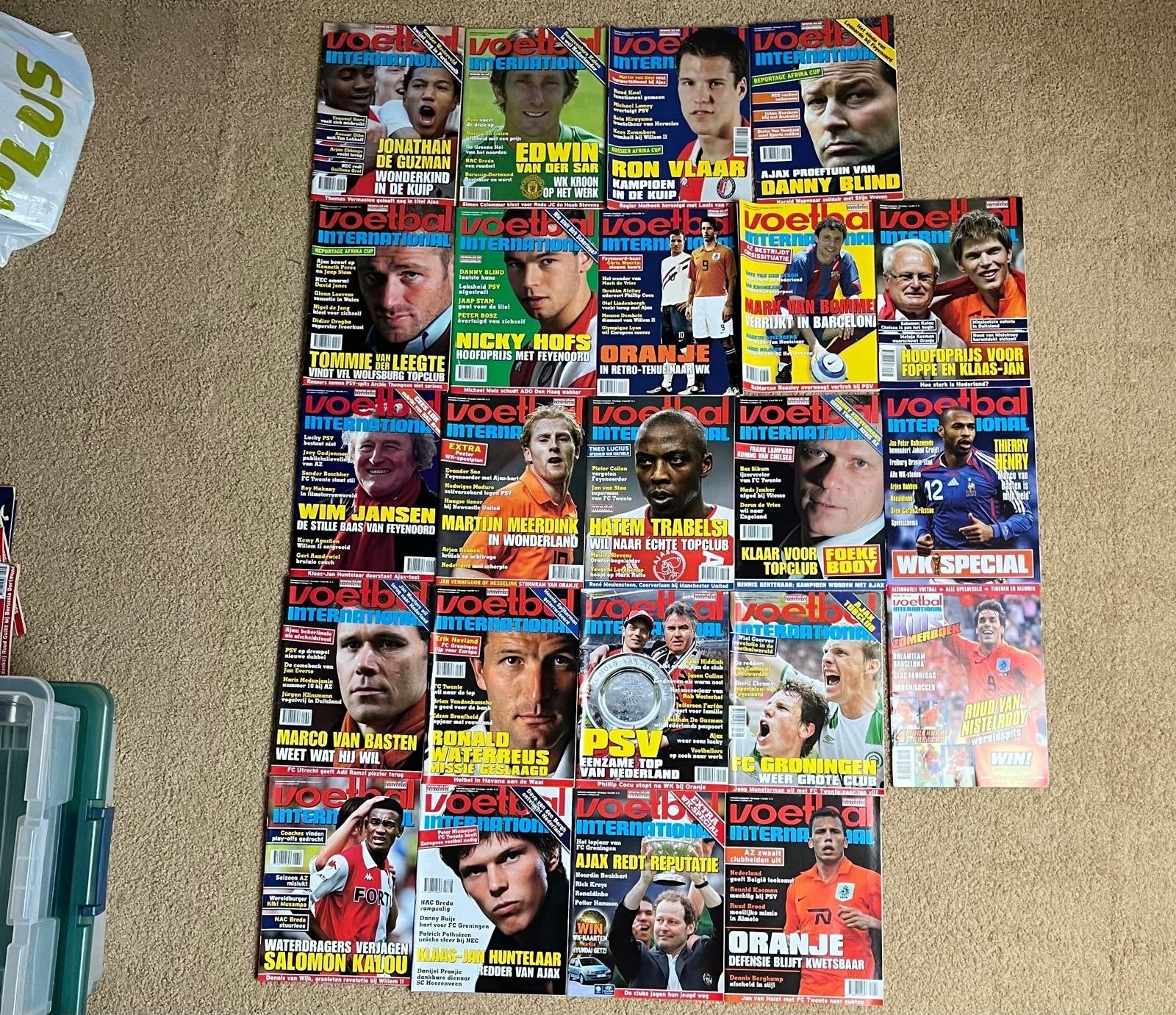 Voetbal International Tijdschriften Collectie, Ophalen of Verzenden, Gelezen, Overige sporten