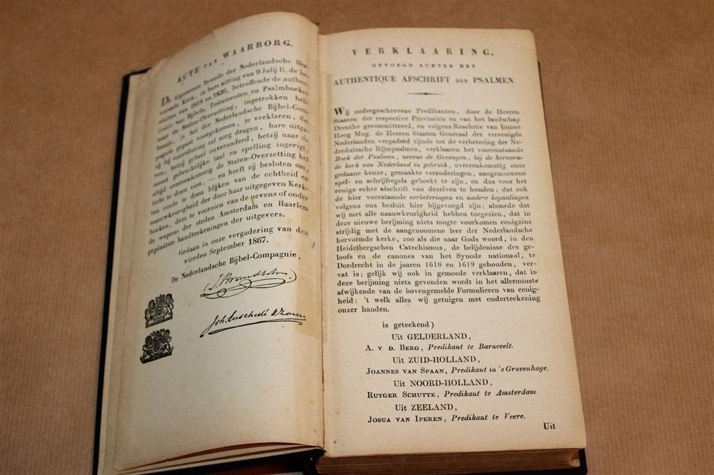 Het Boek der Psalmen — Gezangen Hervormde Kerk 1884, Ophalen of Verzenden