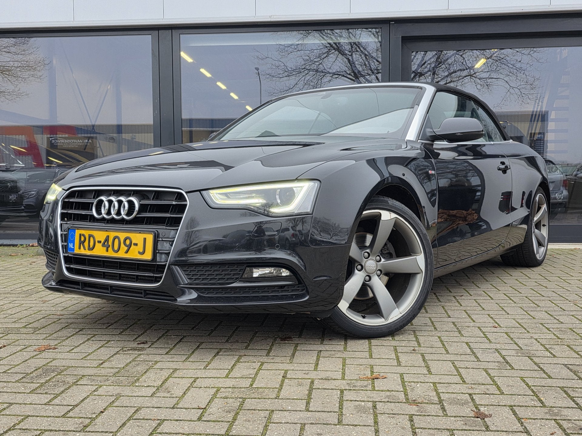 Audi A5 Cabriolet 1.8 TFSI Pro Line S + S-LINE + CAMERA + XE, Voorwielaandrijving, Euro 5, Gebruikt, Zwart