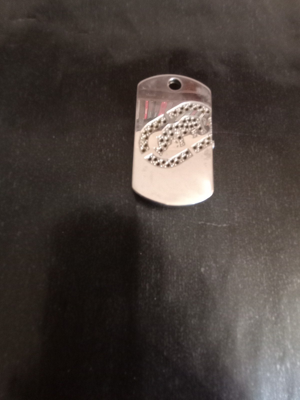 Marc Ecko "The Dog Tag" Horloge E85010G1 - Halshorloge, Sieraden, Tassen en Uiterlijk, Overige merken, Zakhorloge, Gebruikt, Staal