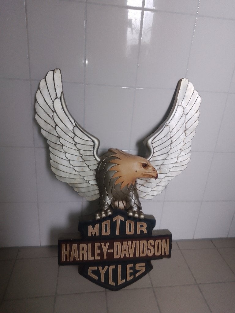 eagle reclame voor aan de muur, Ophalen, Gebruikt, Kunststof