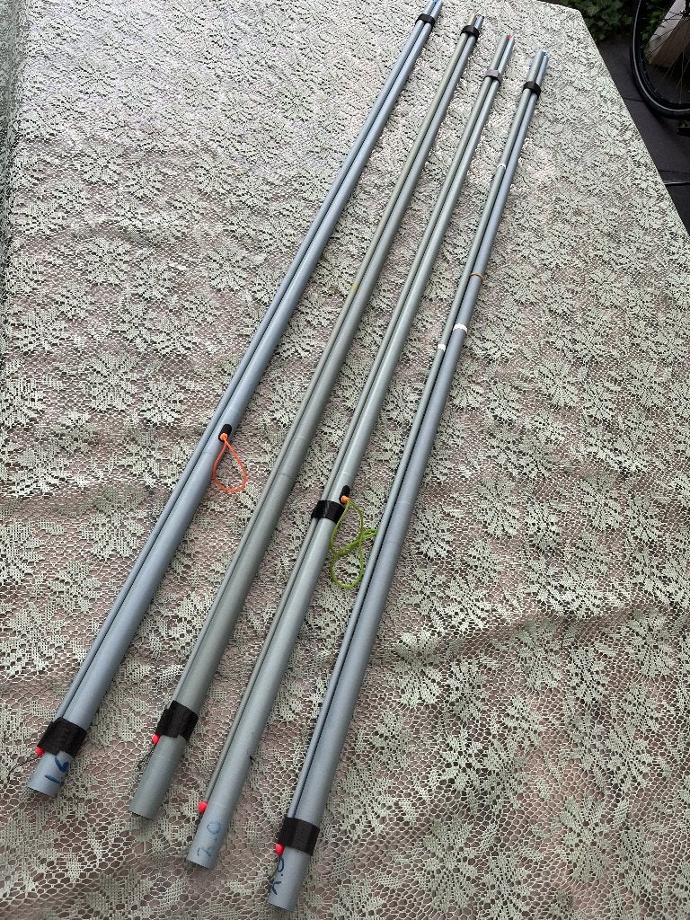 adv 928 / NIEUW set 4 topkits SENSAS, Watersport en Boten, Ophalen, Nieuw, Vaste hengel