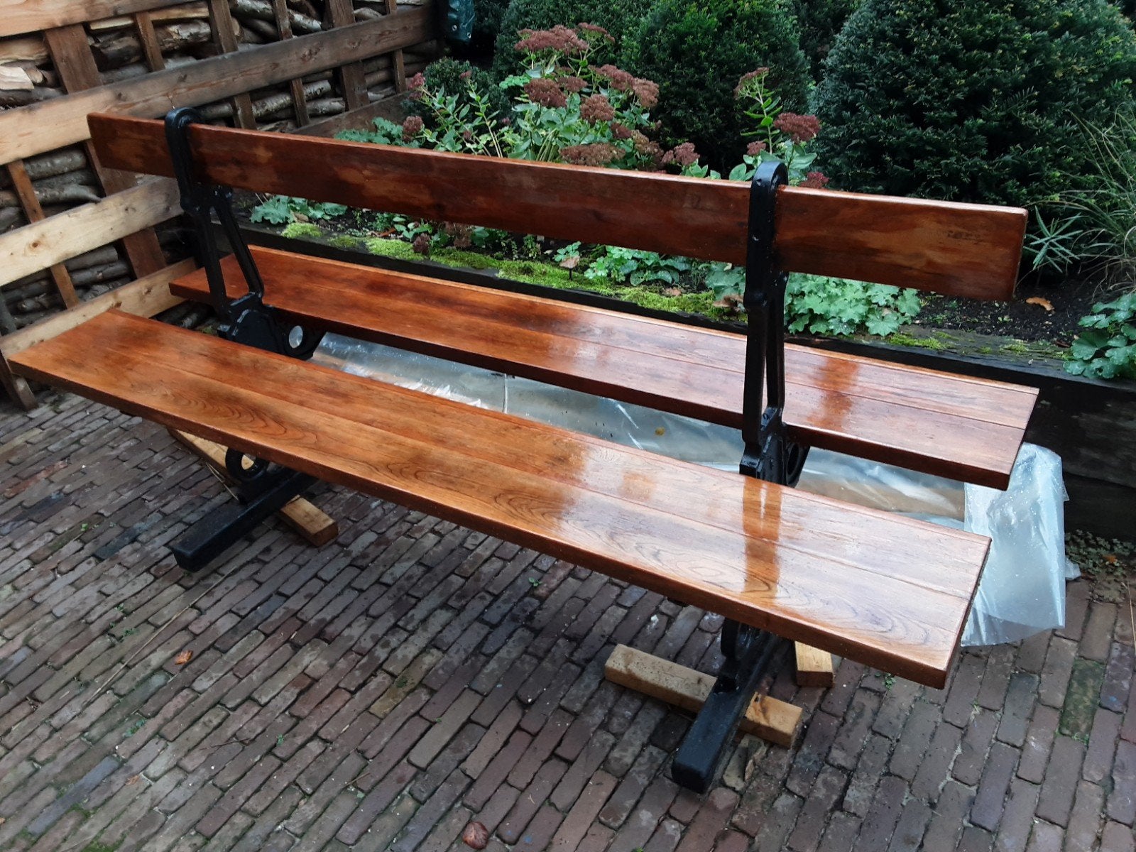 gietijzeren stationsbank, Ophalen, Overige materialen