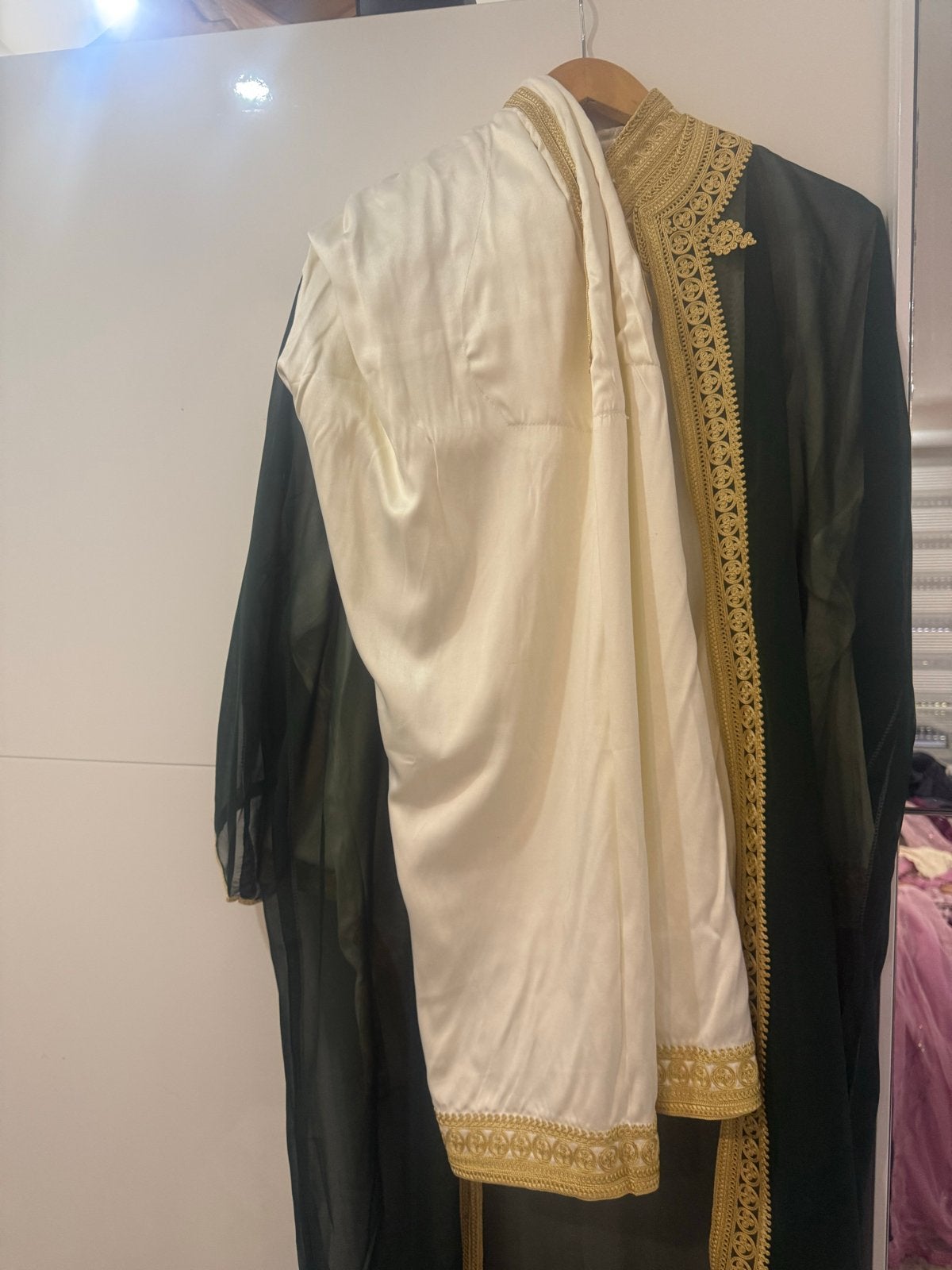 Traditionele Marokkaanse Kaftan met Broek, Kleding | Heren, Ophalen of Verzenden, Zo goed als nieuw