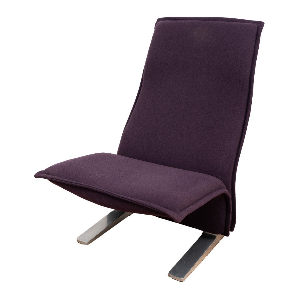 Model F780 Concorde lounge chair by Pierre Paulin, Huis en Inrichting, Fauteuils, Ophalen, Gebruikt, 75 tot 100 cm, Stof