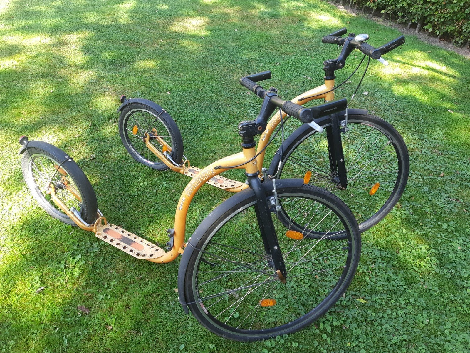 Twee Sport G4 Kickbikes met V-brakes en aluminium frame, Fietsen en Brommers, Ophalen, Gebruikt, Kickbike, Sport G4