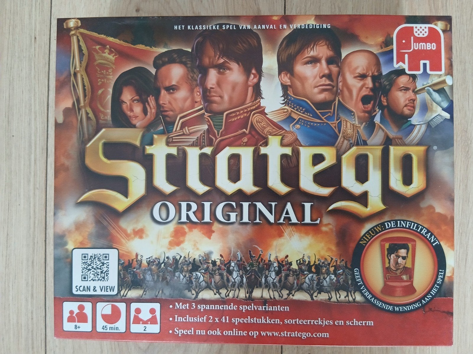 stratego original, Een of twee spelers, Ophalen of Verzenden, Zo goed als nieuw, Jumbo